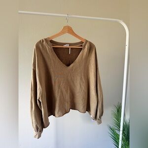 Anthropologie out from under sage green sweatshirt size medium sweater